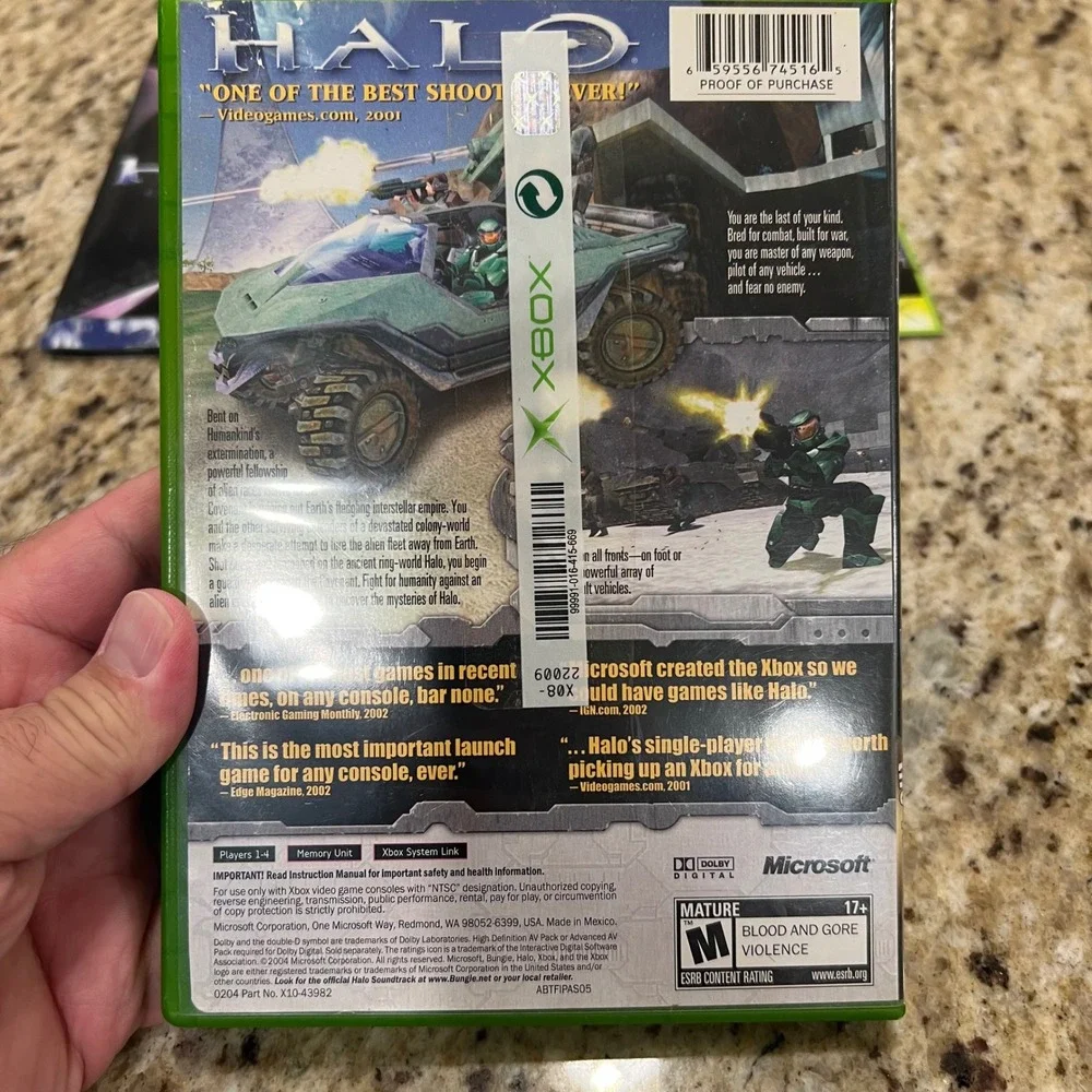 Halo Combat Evolved Xbox Game of the Year Edition CIB Bungie Microsoft NTSC